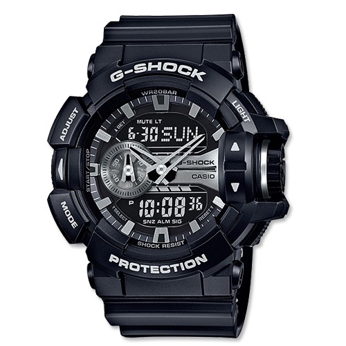 CASIO   GA-400GB-1A G-SHOCK 男錶 橡膠錶帶 抗磁 耐衝擊 GA-400GB 國隆手錶專賣店