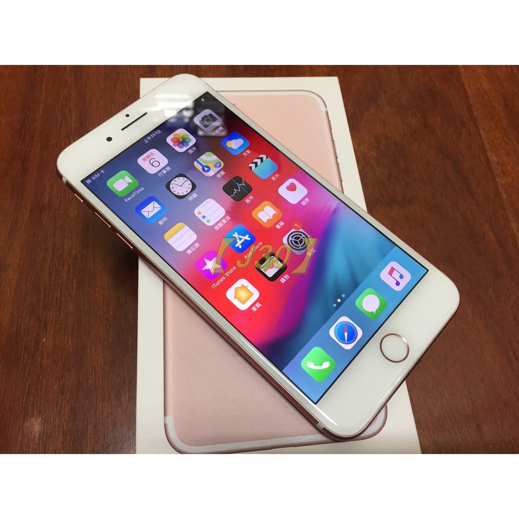 近全新 蘋果 Apple iPhone7 plus 128G 128GB 5.5吋 玫瑰金色#EJ