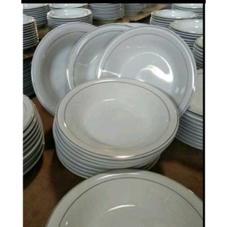 Putih 金牌陶瓷盤/飯盤/蔬菜盤/白盤單價