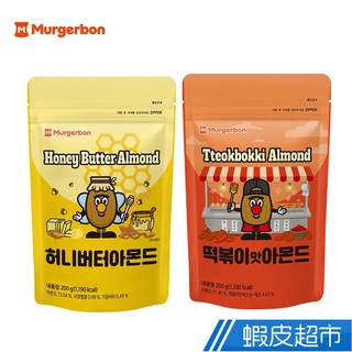 韓國 Murgerbon杏仁果 蜂蜜奶油/辣炒年糕 200G 現貨 蝦皮直送