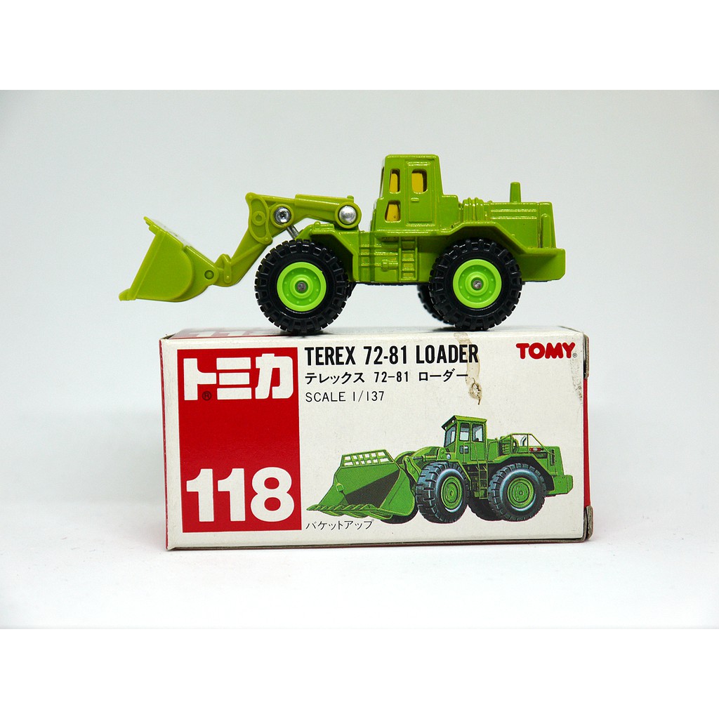 [陳伯忠]TOMICA 絕版舊紅標 No.118 TEREX 72-81 LOADER 特雷克斯裝載機剷車