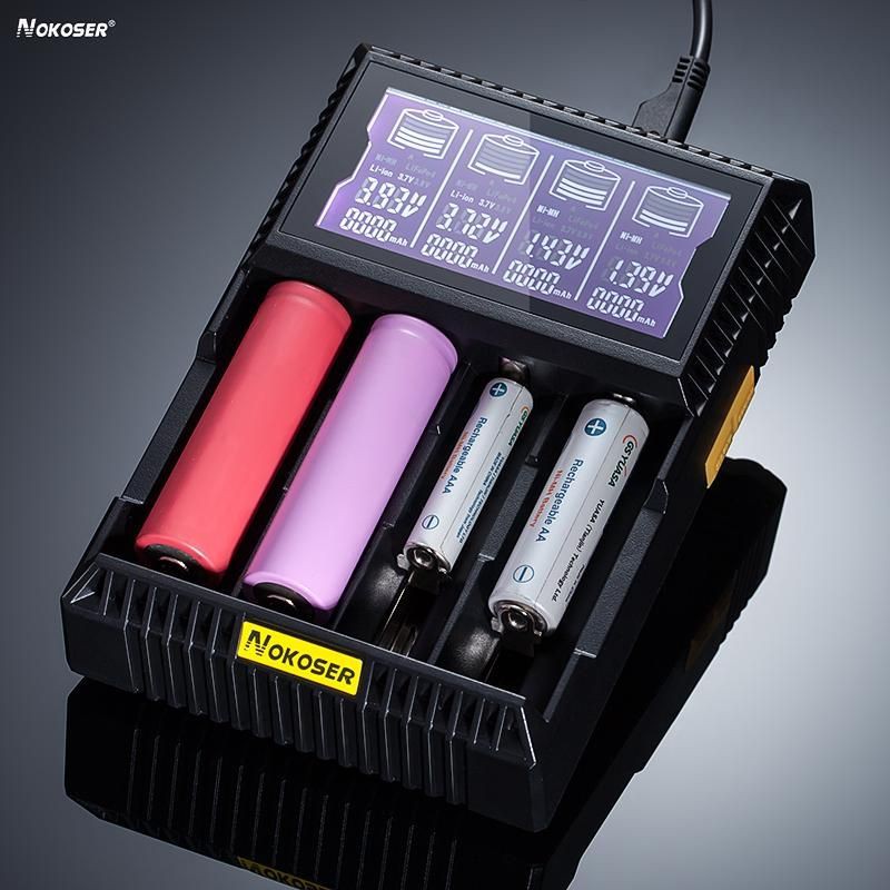 NOKOSER超級進化 18650 26650 鋰電池 3號電池 4號電池 各種電池萬用充電器