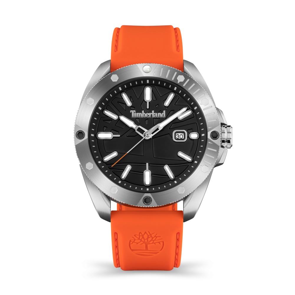 Timberland 美式潮流CARRIGAN系列矽膠錶帶腕錶44mm(TDWGN2102902)