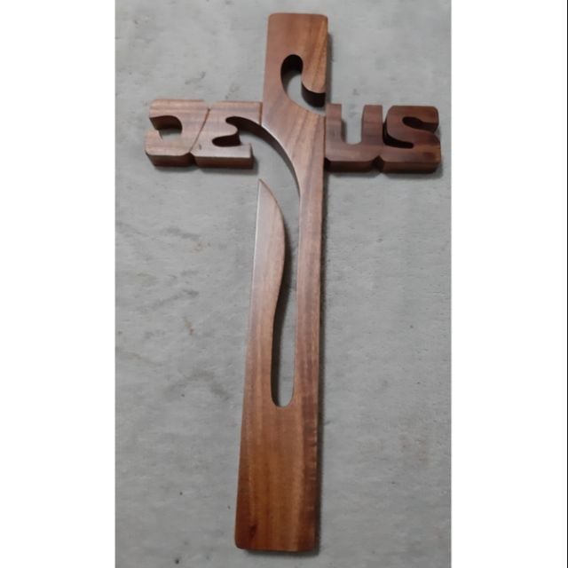 【百福】【台灣相思木】十字架 木壁掛式 JESUS上帝 耶穌 基督 居家 生活 擺件 掛件 牆壁✞【台灣製造】✅