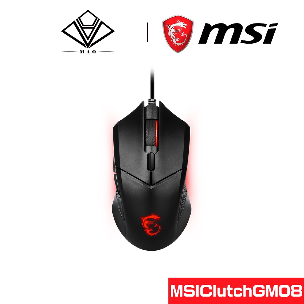 MSI 微星 Clutch GM08 電競滑鼠 有線滑鼠 光學滑鼠