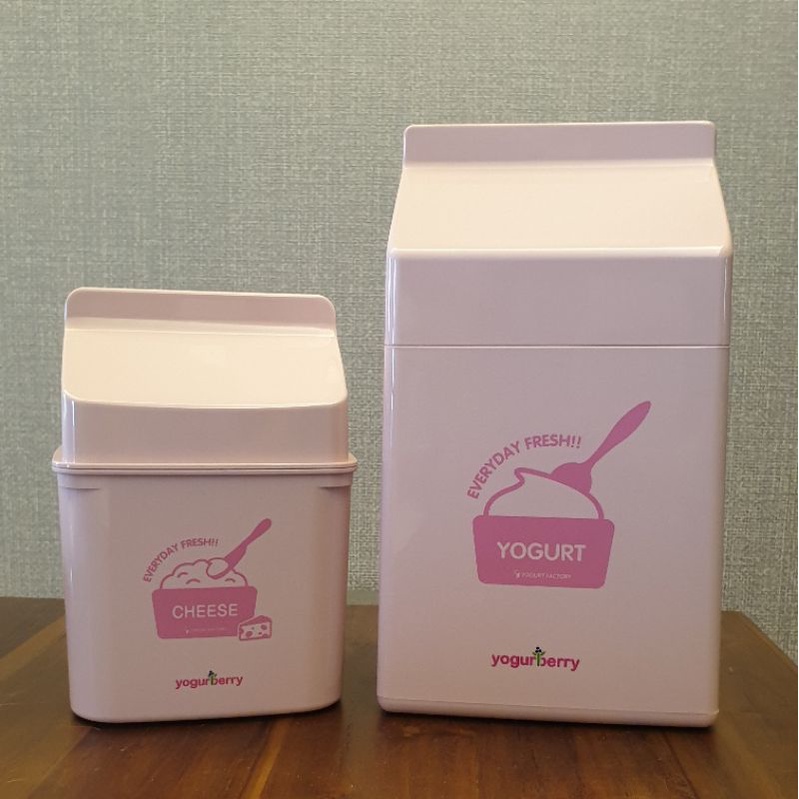 二手全新 yogurberry 優格蓓麗 優格機＋起司盒 優格製造機 酸奶機 酸奶製造機 起司製造 起司發酵盒 免插電
