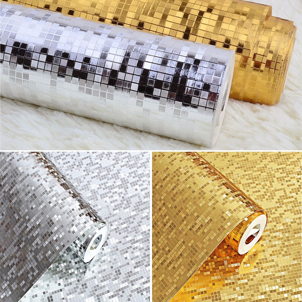塞爾達10m 53cm 3d壁紙防水閃光鏡面效果迷你馬賽克閃光光反射金箔壁紙 蝦皮購物