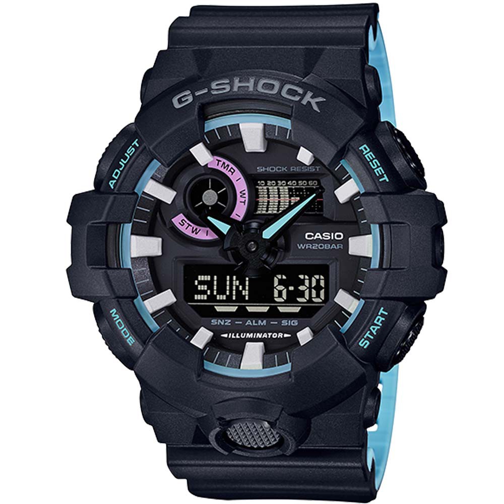 【CASIO】潮流經典大賞 G-SHOCK  GA-700PC-1A 原廠公司貨