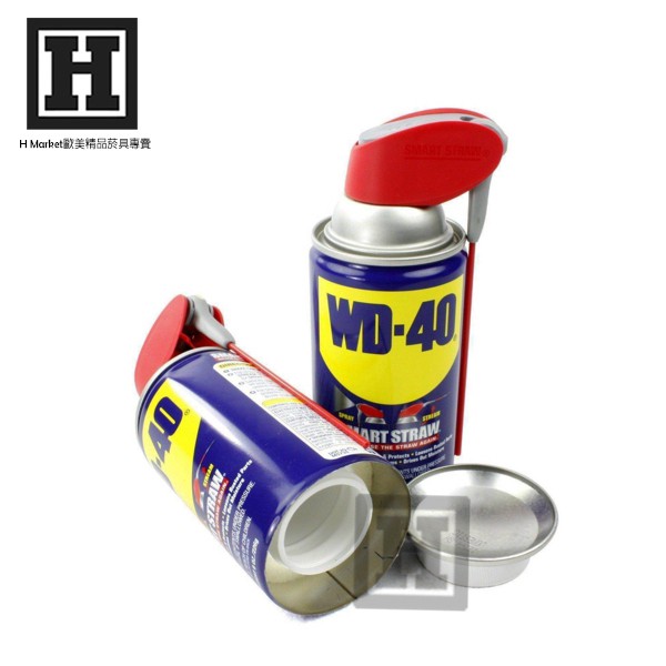 [H Market] 美國原裝進口 WD-40 潤滑油罐 大容量 M號 偽裝罐 儲存罐 保險箱 隱藏 1:1 免運費