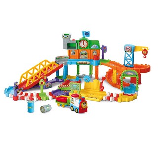 【預購6月底】Vtech 嘟嘟車系列-皇家建築電動火車鐵道組