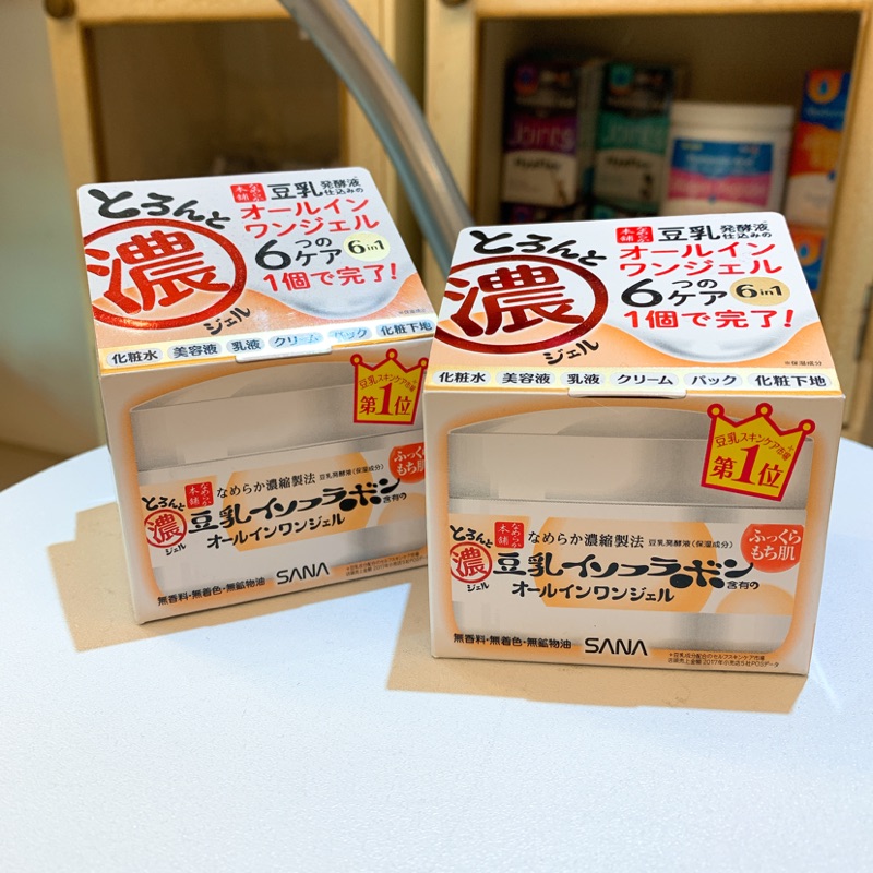 現貨 日本sana 豆乳6合1 乳液乳霜保濕發酵液 蝦皮購物