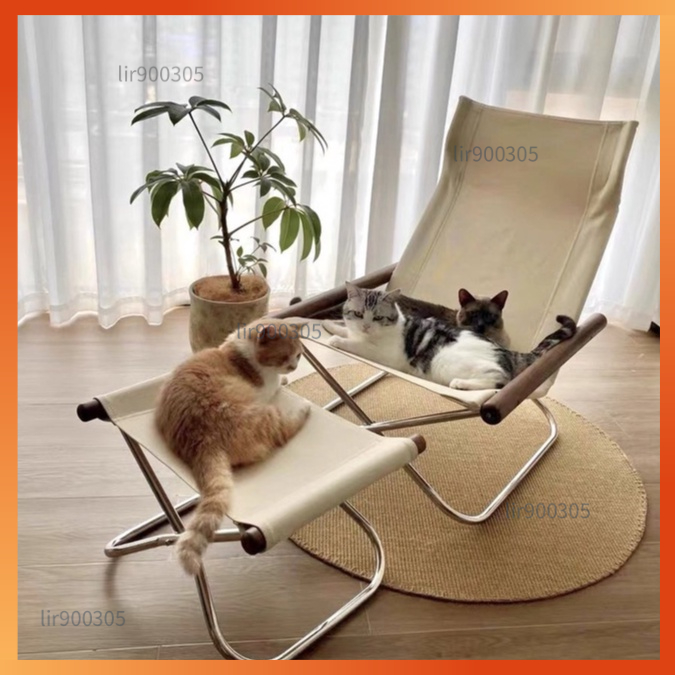 【lir心購】NychairX日式簡約現代沙發椅ins躺椅折疊懶人椅子戶外單人休閒椅##新款