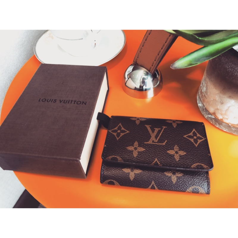 Louis Vuitton LV 經典花紋活動式名片夾