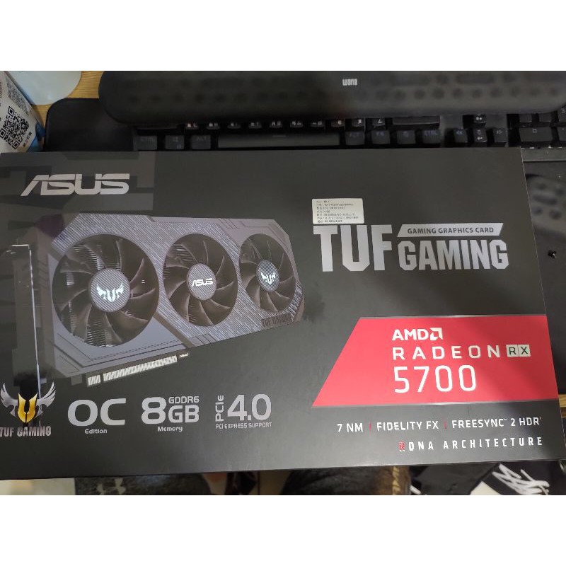 ASUS TUF Gaming X3 Radeon™ RX 5700 OC 版 8GB GDDR6

