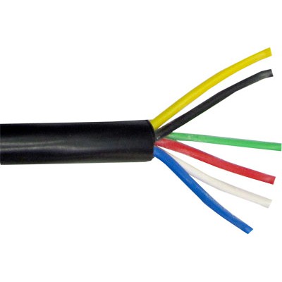 TL 0.3mm平方X6C(0.3*6C) 6芯 PVC控制電纜 細蕊 監視 監控 控制線 電纜線 電線 100米/1捲