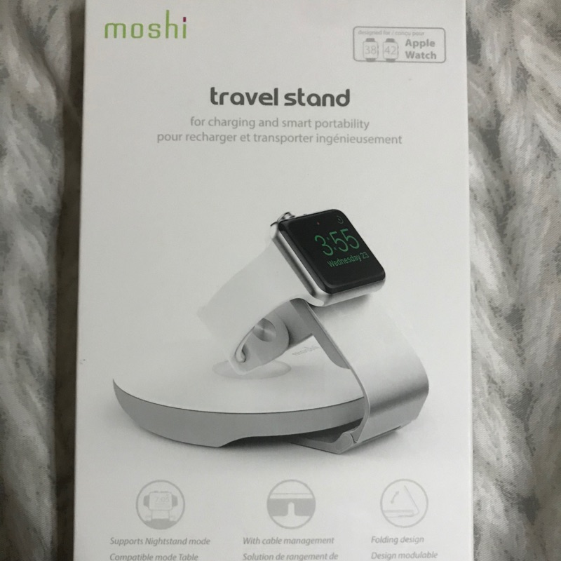 Moshi Travel Stand for Apple Watch 旅行充電座 全新未拆封