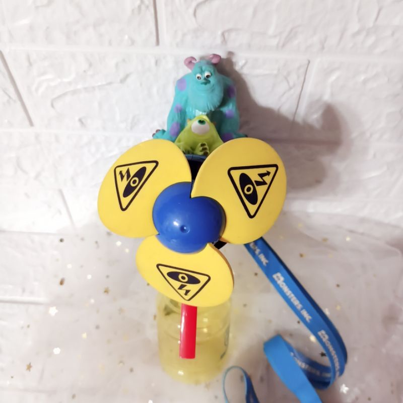 [玩具尋寶圖]  [O]迪士尼樂園絕版怪獸電力公司造型風扇水槍公仔