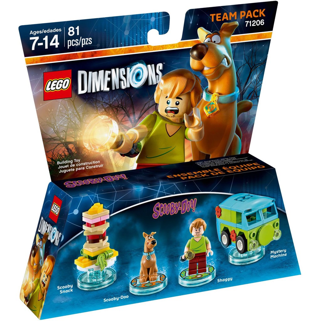 【HaoHao】LEGO樂高 次元系列 71206 Scooby-Doo Team Pack 史酷比 壓盒還原