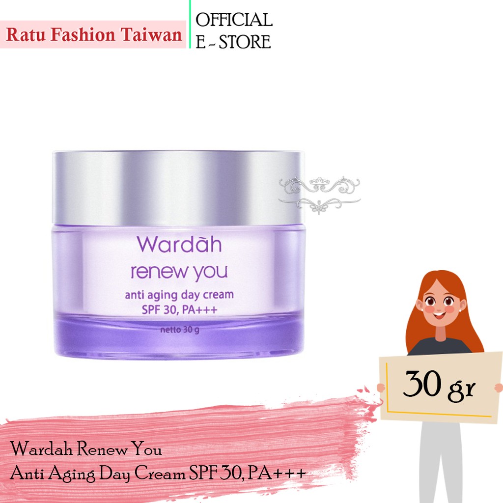 wardah renew you anti aging day cream