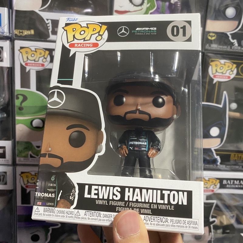 [李大] 正版現貨 Funko POP F1 Lewis Hamilton 路易斯 漢米爾頓 賓士車隊 #01