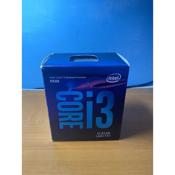 intel i3 8100，盒裝未使用！