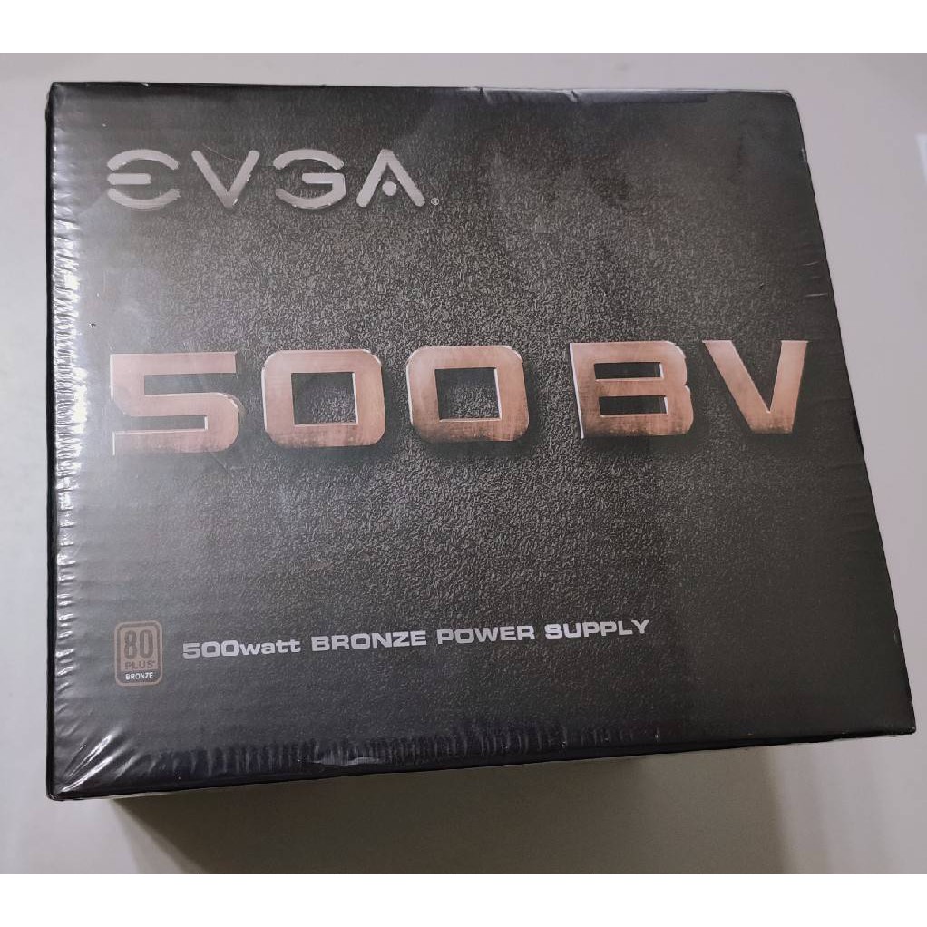 全新未拆封 EVGA BV-500W 80+ 銅牌 電源供應器 100-BV-0500-V7