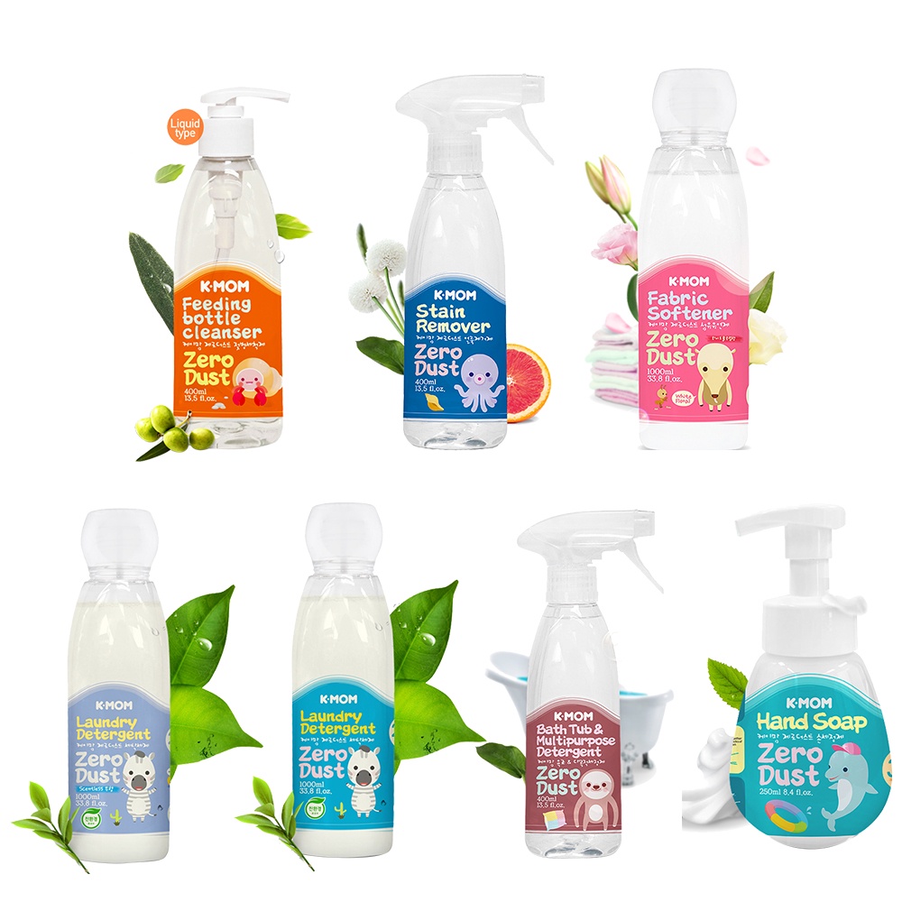 MOTHER-K 韓國K-MOM幼兒洗劑系列 Zero Dust 頂級幼兒洗衣精 奶瓶&amp;蔬果清潔劑 幼兒衣物去漬劑