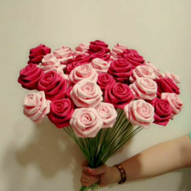 貳實貳穗 5 5cm泡棉玫瑰花泡棉玫瑰手作玫瑰花 畢業花束 告白花束 母親節皆適用 蝦皮購物