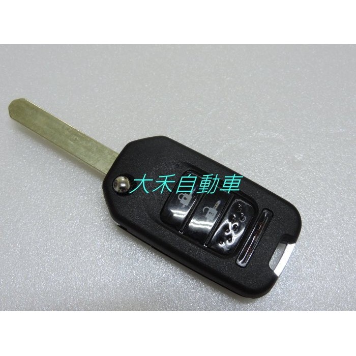 大禾自動車三鍵折疊遙控晶片鑰匙適用honda 08 11 Crv 蝦皮購物