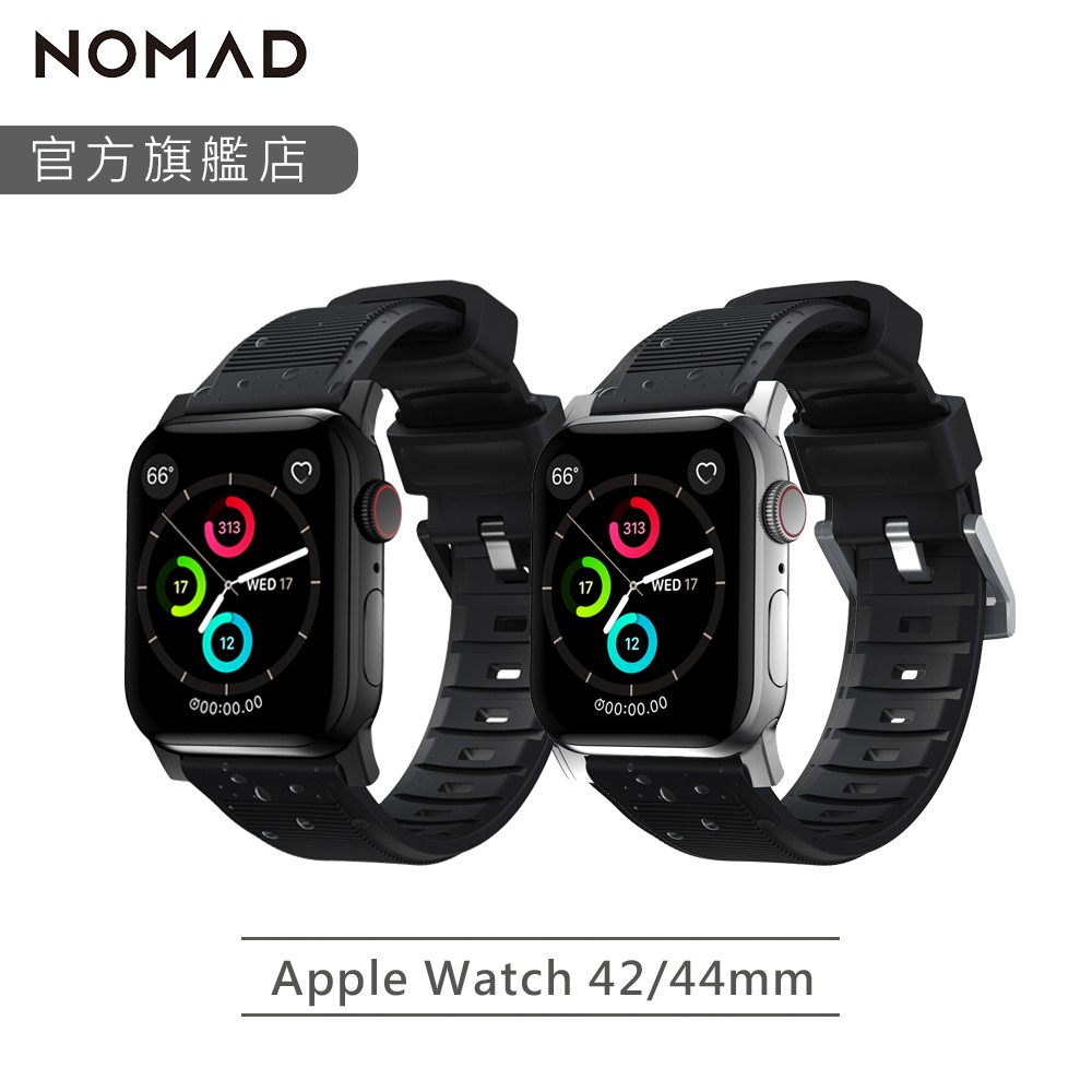 【NOMAD】Apple Watch專用高性能橡膠質感錶帶-49/45/44/42mm｜台灣總代理