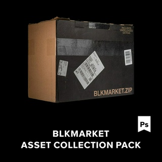 Blkmarket Asset Pack 超大時尚潮流設計素材套裝包.M2020022501