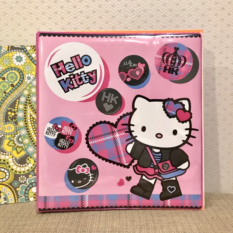 Sanrio Hello Kitty 3孔 活頁夾 美國校園筆記本 Binder