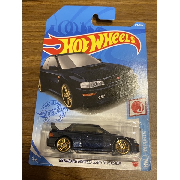 風火輪 hotwheels Subaru Impreza 22b 深藍色