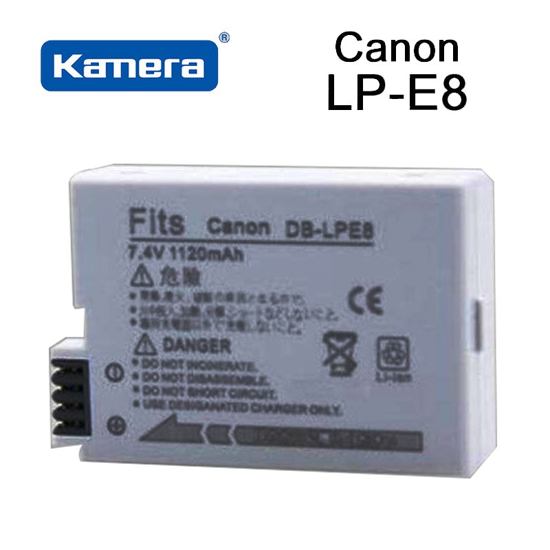Canon EOS 550D 600D【eYeCam】 650D 700D Kiss X4 T2i 專用 LPE8 電池