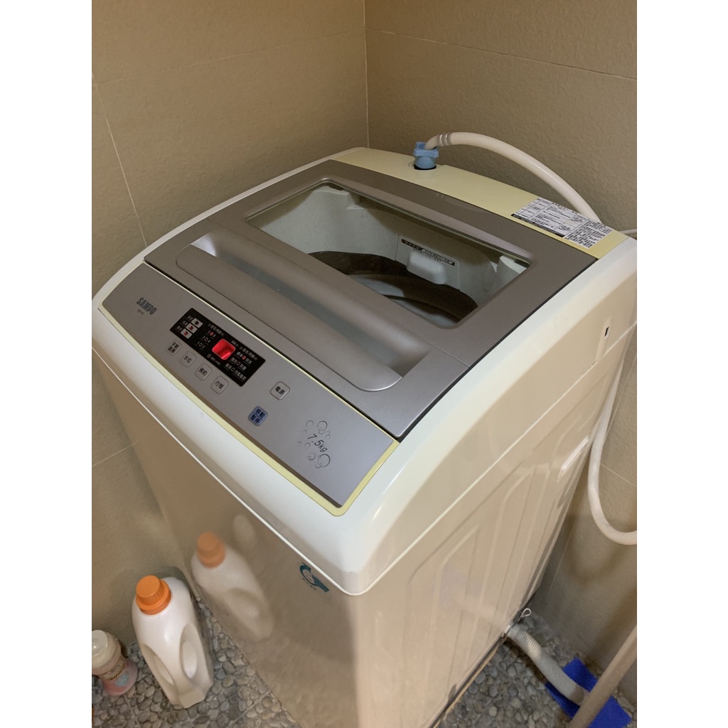 ［已出售］「直送你家」《SAMPO聲寶》7.5公斤全自動微電腦洗衣機ES-757