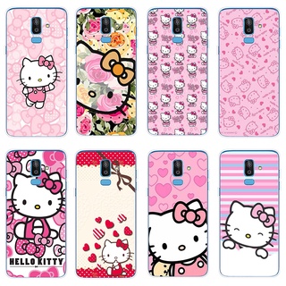 SAMSUNG Hello Kitty 主題適用於三星 Galaxy a6 plus 2018/j6 plus 2018