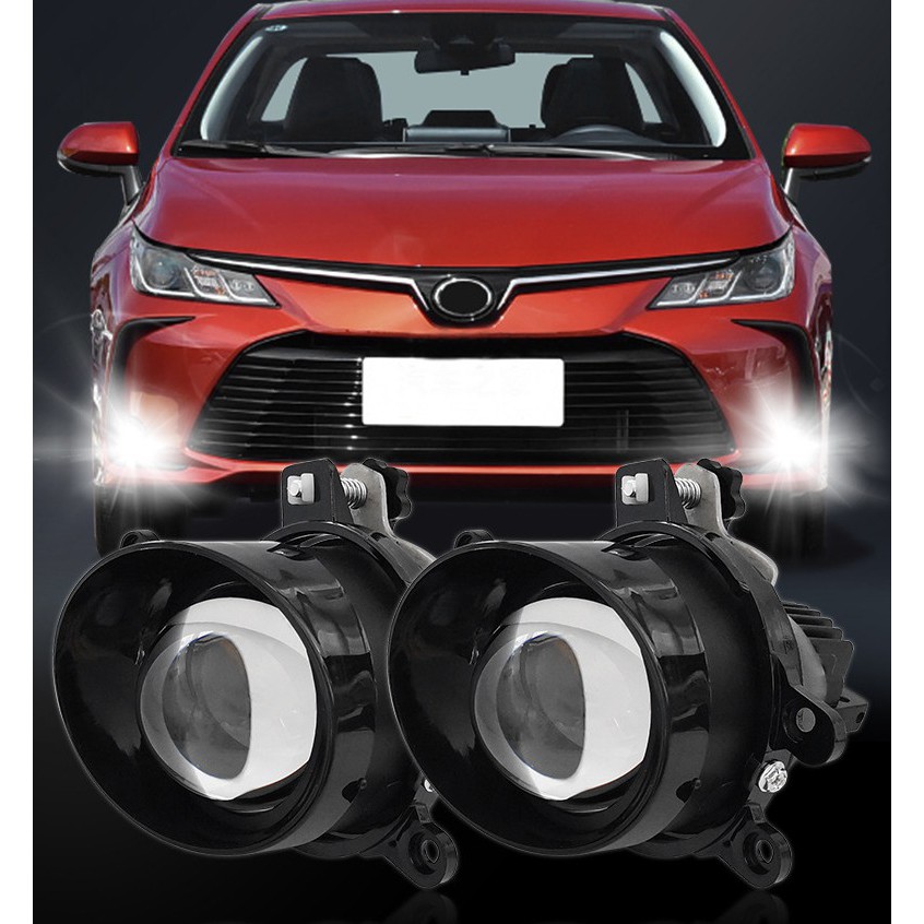 台灣現貨 一體式 2.5吋 魚眼霧燈 汽車專用 直上安裝型 適用於 TOYOTA 多款車系 霧燈