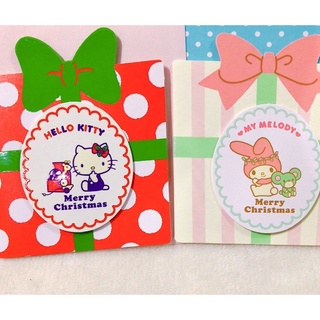 sanrio/三麗鷗/Hello Kitty凱蒂貓/美樂蒂 聖誕版 卡片