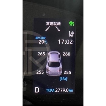 [[娜娜汽車]] 豐田 CC CROSS 專用 胎壓偵測顯示器 原廠訊號傳輸 同步訊號 讓你看見胎壓的數值 ORO