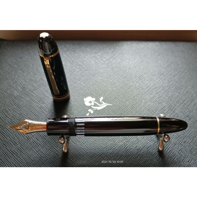 萬寶龍MONTBLANC 149 第三代 14C EF三色尖 黑桿約生產於1970 ' s ~1975 ' s間。