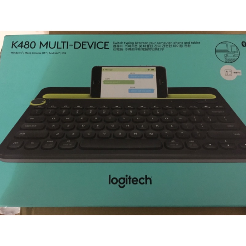 ［二手］9成新Logitech 羅技 K480 多功能 藍芽鍵盤 智能鍵盤 手機 平板智能鍵盤 藍芽鍵盤 無線鍵盤