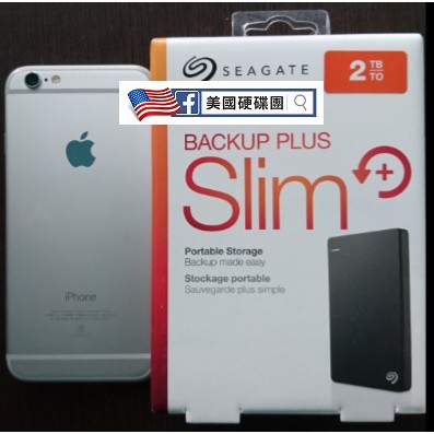 (俄羅斯黑)【美國硬碟團】Seagate 2TB Backup Plus Slim 2.5吋 行動硬碟