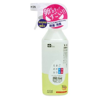 【JPGO】日本製 LEC 激落君 蛋殼+電解水 清潔噴霧 400ml