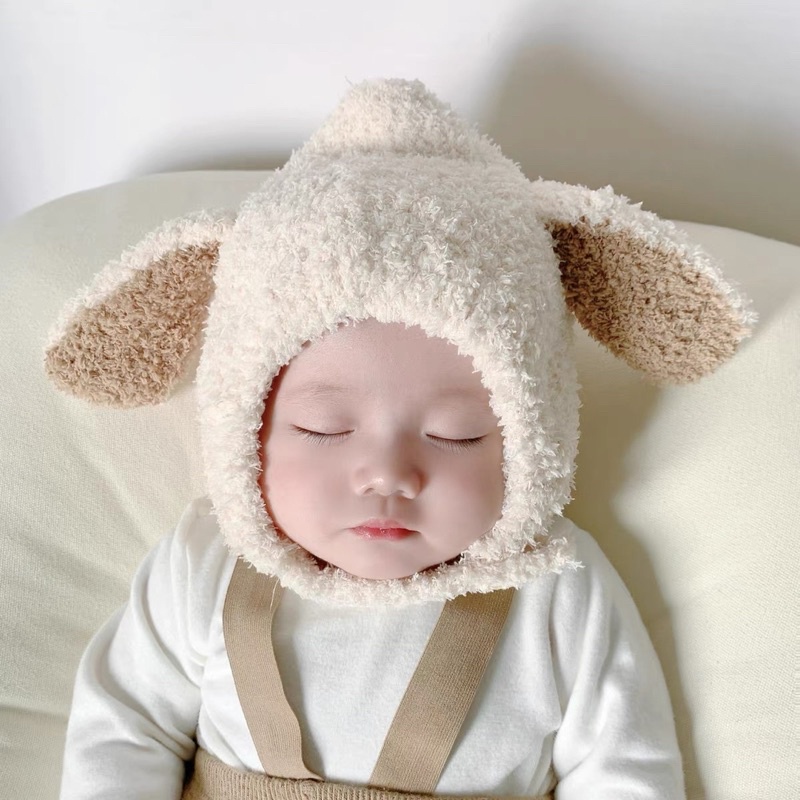 🎀《現貨速發》ins風嬰兒寶寶兔耳朵護耳針織帽/帽子/嬰兒毛帽/寶寶毛帽