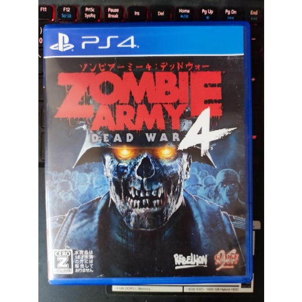 PS4遊戲 殭屍部隊4 日版