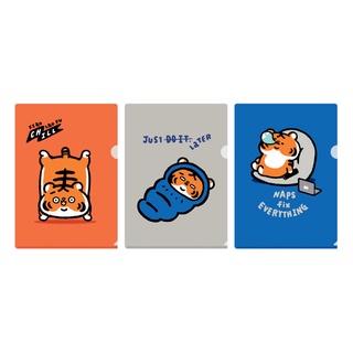 JzFun 小勞撫 單層L資料夾3入組【久大文具】0145
