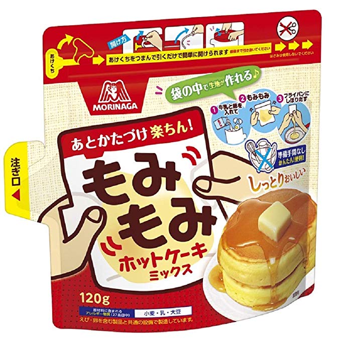 可刷卡。日本 森永 Morinaga 揉揉 鬆餅粉 120g 蛋糕 鬆餅粉