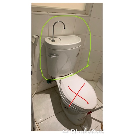 ALEX電光牌 馬桶「水箱（附洗手器）」—不含馬桶