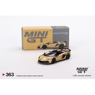 MINI GT #363 Lamborghini Aventador SVJ Roadster Oro Elios 現貨