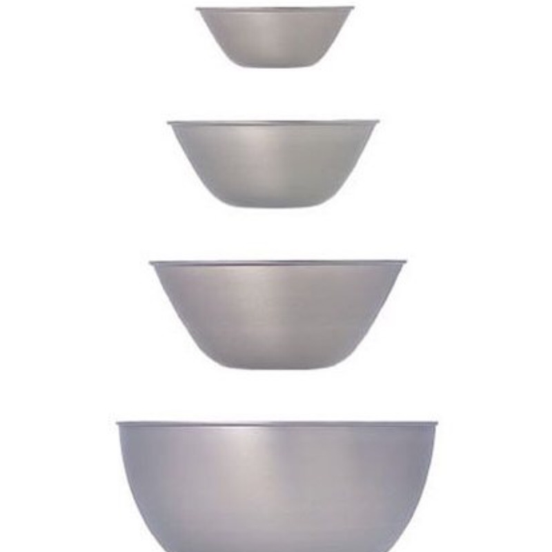 日本製 柳宗理Sori Yanagi 不鏽鋼調理盆四件組 13、16、19、23 cm
